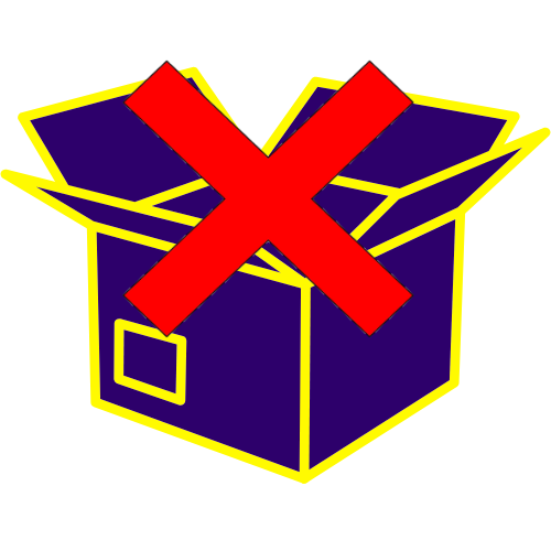 Kirnix Creations damaged or incorrect item icon – yellow broken box.