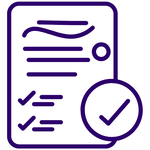 Kirnix Creations return eligibility icon – PURPLE checklist