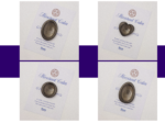 Earth Brown worry stone variation cards showing oval, pebble, round, and heart shapes.
