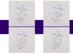Wind White worry stone variation cards showing oval, pebble, round, and heart shapes.