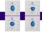 Water Blue worry stone variation cards showing oval, pebble, round, and heart shapes.