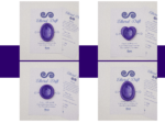 Ether Purple worry stone variation cards showing oval, pebble, round, and heart shapes.