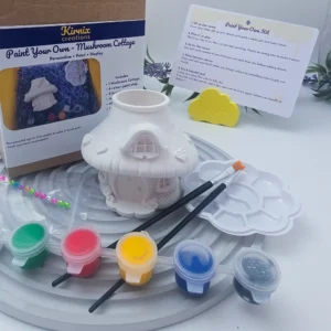 Paint Your Own Mushroom House Kit