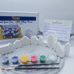 Paint Your Own Mini Village Houses Kit