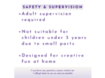 Safety and supervision slide for Kirnix Kits mini village painting kit.
