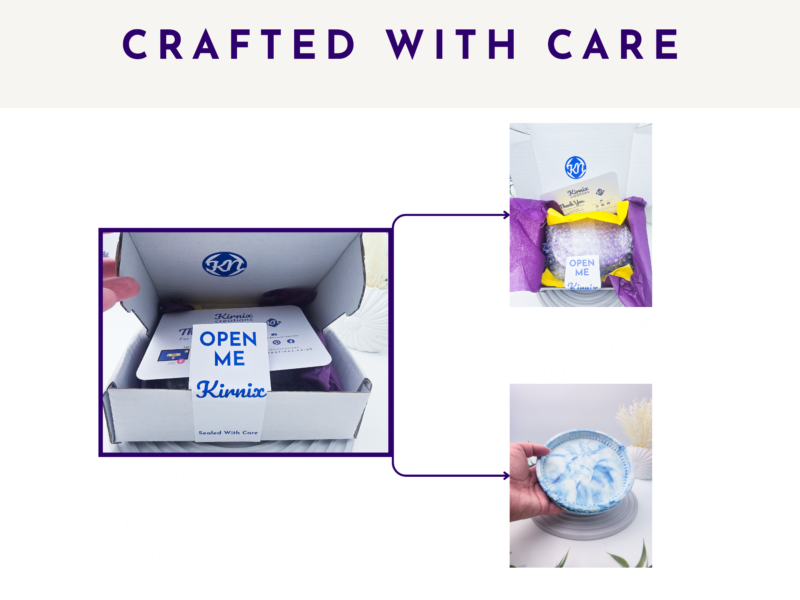 Kirnix tray packed in a branded box with protective wrapping