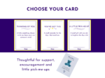 Worry Bear pocket companion sentiment card options