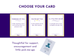Worry Bear pocket companion sentiment card options