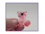 Video of Worry Bear pocket companion held in hand