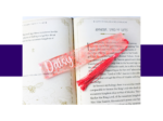 KXK-RBMK-10 Open book page showing the heading 'Annatar, Lord of Gifts' with a pink glittery bookmark stretched across the text.