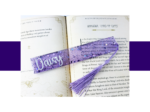 KXK-RBMK-14 Open book showing the chapter title 'Annatar, Lord of Gifts' with a purple glitter bookmark crossing the pages.