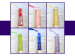 KXK-RBMK-18 Grid of glittery bookmark tassels clipped to open book pages, framed by a purple border—colorful rows of tags.