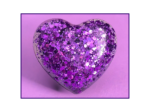 Glitter resin pocket hug heart — small handmade resin comfort gift from KirnixKeepsakes UK