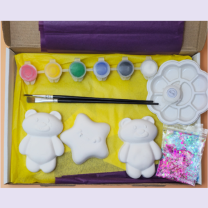 Paint Your Own Bear and Star Craft Kit