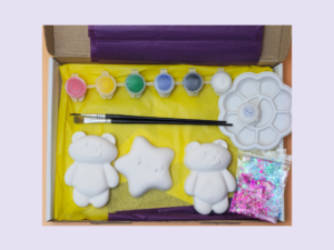 Paint Your Own Bear and Star Craft Kit