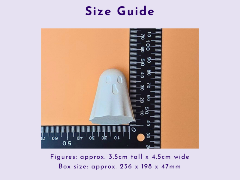 Close-up of a black metric ruler beside a small white plastic piece on an orange background, showing measurement markings.